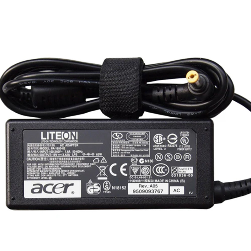 Original Liteon Acer 65W 19V 3.42A Laptop Power Adapter for Acer TravelMate 3003, 5.5*1.7mm